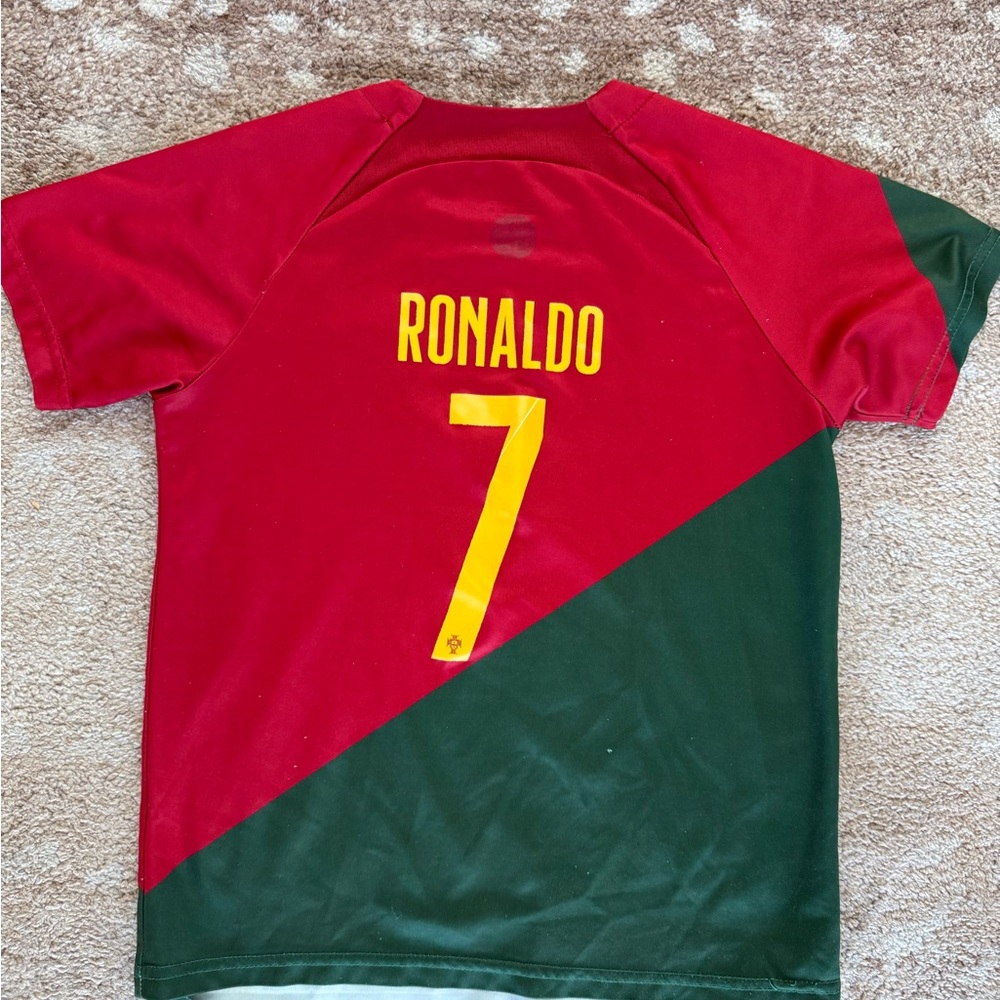 Kids Red and Green Sports Jersey